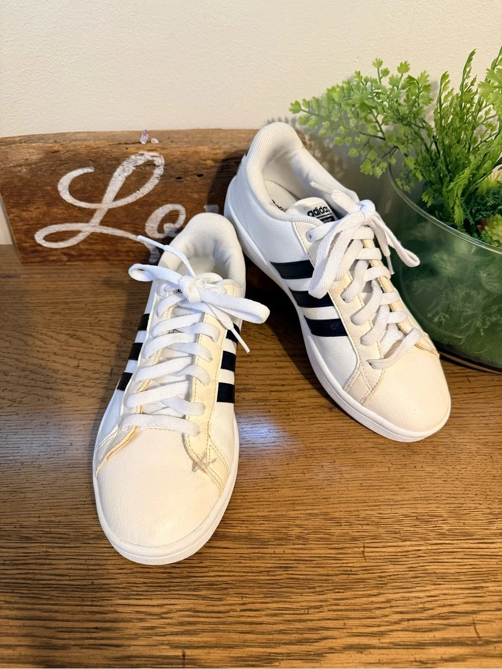 adidas White Sneakers